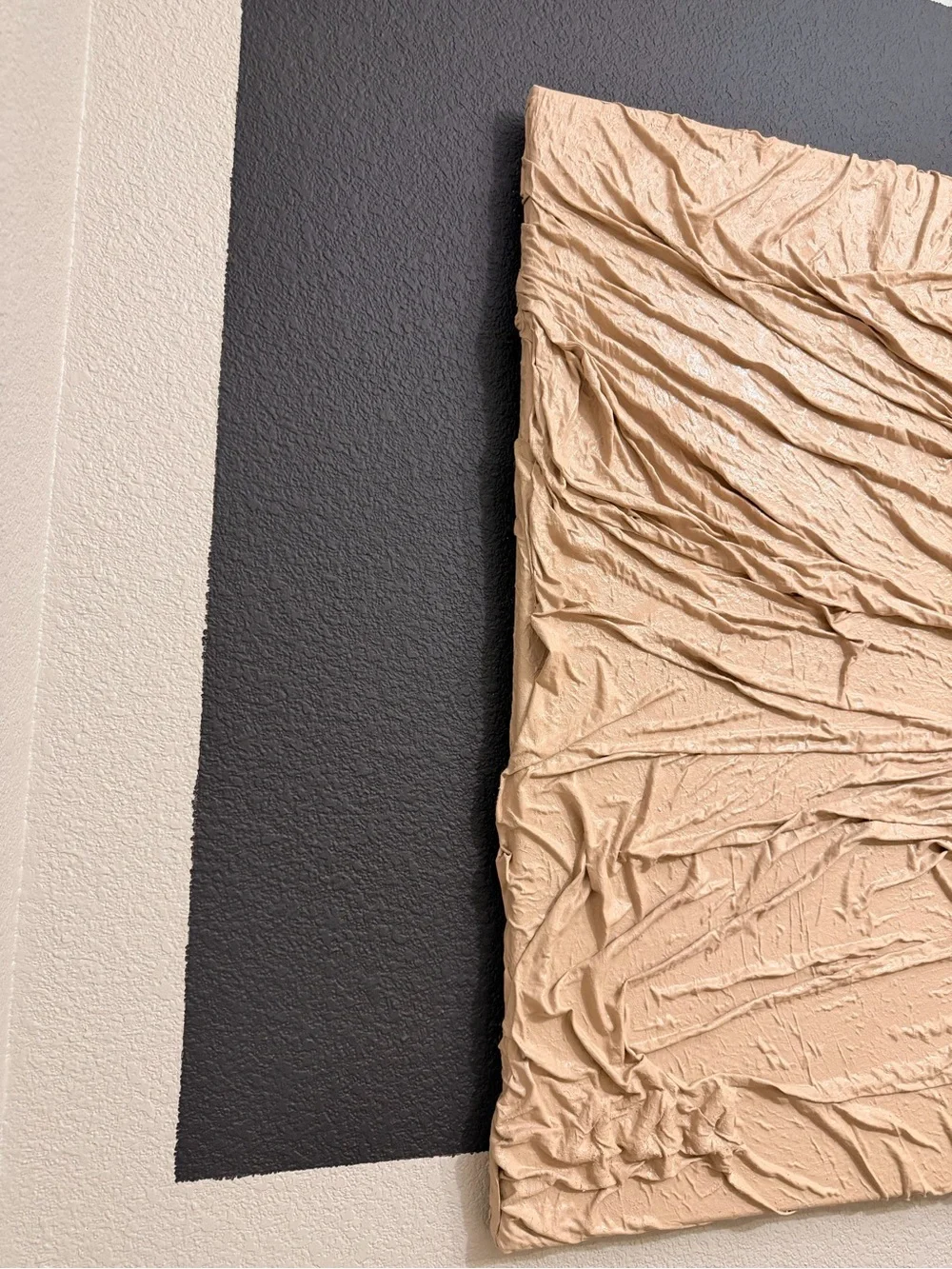 Handmade Oversized 3D Textured Cross Wall Art – 36” x 48”